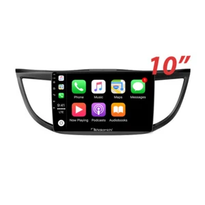 10" Wireless Carplay Android Sat Nav Nakamichi BT Radio For Honda CRV 2012-2017 - Picture 1 of 3