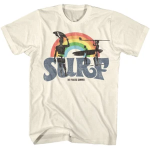 Bruce Brown The Endless Summer Surf Colorful Rainbow Men's T Shirt - Picture 1 of 5
