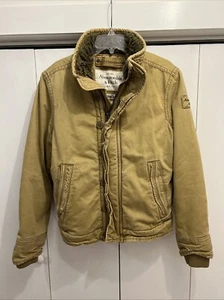 Chaqueta De Colección Abercrombie & Fitch Adirondack Forrada Sherpa Envejecida Para Hombre’s S, PESADA - Imagen 1 de 12