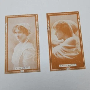 1910s Cigarette trade card Miss Wray Hazel Dawn British American Tobacco Company - Picture 1 of 4