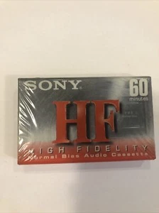 Sony C60HFR Single 60-Minute Type 1 Audio Cassette Tape - Picture 1 of 4