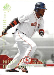 2008 SP Authentique Réalisations Red Sox Baseball Card #AA20 David Ortiz