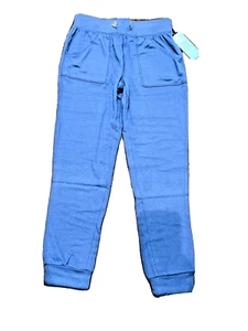 Cat & Jack Boys / Girl Sweatpants Size - Large- Flexible Drawstring Blue NWT - Picture 1 of 5