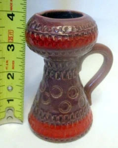 Vintage MCM ITALIEN BITOSSI ALDO LONDI Kunst Keramik Krug VASE Kerzenhalter. - Bild 1 von 7