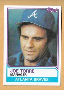 Joe Torre Atlanta Braves #126 - Topps casi nuevo-como nuevo 1983 - Imagen 1 de 2