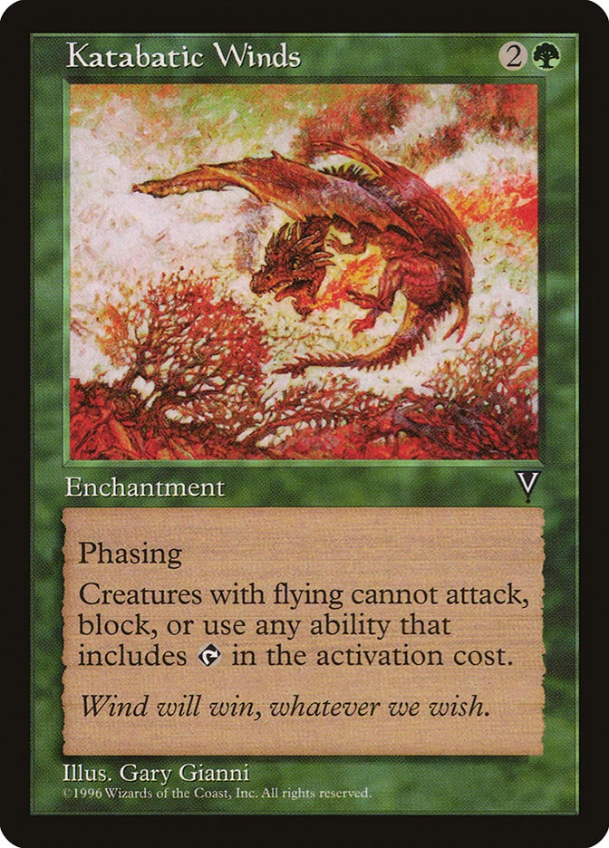 Magic the Gathering (mtg): VIS: Katabatic Winds - Rare - Image 1 of 1