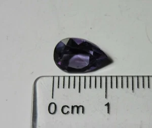 Loose Pear 10 x 7mm Simulated Alexandrite CZ Single Purple Birthstone Choice - Picture 1 of 9