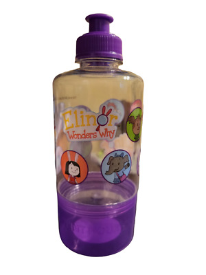 PBS Kids Elinor Wonders Why Plastic Water Bottle & Snack Cup - New • 13.69$