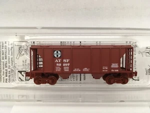 Z SCALE Micro Train MTL 53100012 ATSF 70 Ton 2 Bay Covered Hopper PS-2 Rd #82297 - Picture 1 of 8