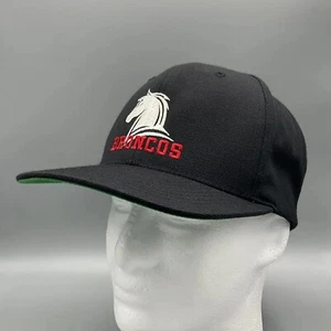 Broncos Black Yupoong The Classics Hat Snapback Baseball Cap OSFM Adjustable Red - Picture 1 of 10