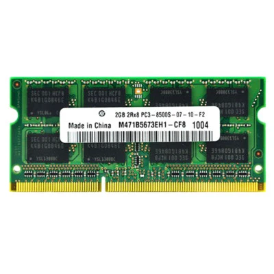 NEW LAPTOP MEMORY RAM DDR3 1066 MHZ 4GB(2x2GB) 2GB PC3-8500S SODIMM 204PIN 1.5V - Image 1 of 4