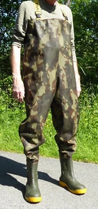 Vass Tex Wathose Gummihose Größe 45 camouflage Heavy Duty *TOP* - Bild 1 von 16
