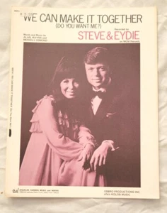 WE CAN MAKE IT TOGETHER Sheet Music Vintage 1972 Steve And Eydie Guitar Piano - Picture 1 of 4