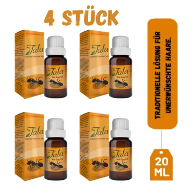 Tala Ameisen Ei Öl Ameisenöl Ant Egg Oil Haarentfernung, hair removal 4 Stück