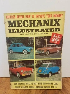 VTG Mechanix Illustrated Magazine Mar 1959 Datsun Fiat Olds '98 BX6 - Imagen 1 de 4