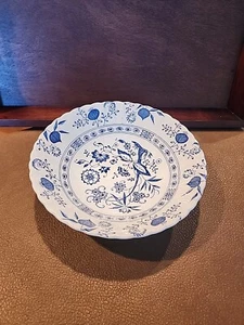 J & G Meakin England Staffordshire Classic White Blue Nordic Handgravur Schale - Bild 1 von 8