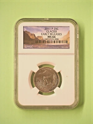 2011 P ATB Glacier Park NGC MS 66 - Image 1 of 2