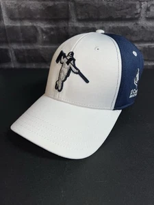 Tom Ord Flag Looper Hat Mens Medium Fitted Dark Navy and White - Picture 1 of 10