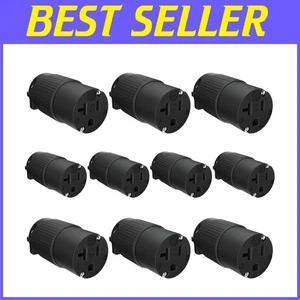 Commercial Grade Female Plug Connector 10-Pack - Picture 1 of 8