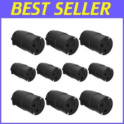 Commercial Grade Female Plug Connector 10-Pack - Image 1 of 4