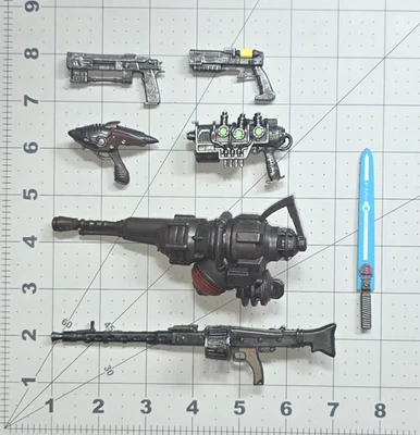 McFarlane Fallout 76 T-60 Gun Weapon Sword Elite Edition 7" Custom Fodder Parts