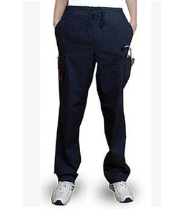 Unisex Nurse Medical Below Elastic Scrub Pant, 6 Pockets, Cargo & Cell Pocket - Picture 1 of 1