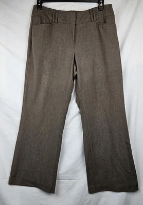 Studio Works 棕色休闲正装裤阔腿裤 14 码学院风经典  — 第 1/4 张图片