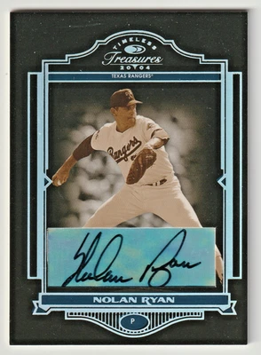 Nolan Ryan 2004 Timeless Treasures Autograph #2/34 Texas Rangers Perfect Auto - Image 1 of 2