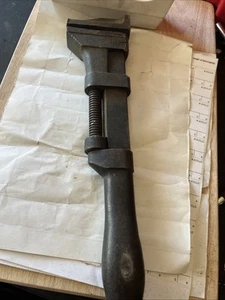SOLID BAR MONKEY WRENCH 12” Bemis & Call Co. B & C ADJUSTABLE WORKS - Picture 1 of 9
