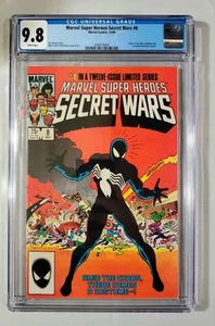 Marvel Super Heroes Secret Wars #8 CGC 9.8 Origin Tuta Nera Spider-Man Venom - Foto 1 di 3