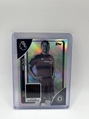 John Terry /75 Chelsea Player Worn Patch Relic Topps Premier League 2026 - Image 1 of 4