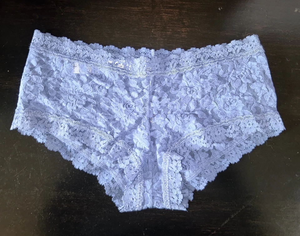 ¡NUEVO! $34 HANKY PANKY FIRMA ENCAJE BOYSHORT ROPA INTERIOR TALLA S Foto 1 de 1