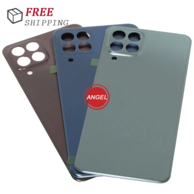 后电池门后玻璃保护套 替换件 适用于三星 Galaxy M32 M33 M53 美国 — 第 1/4 张图片