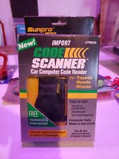 SUNPRO "IMPORT" CODE SCANNER. CAR COMPUTER CODE READER #CP9025