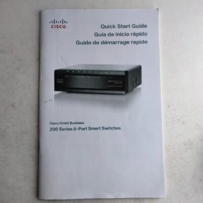 Cisco краткое руководство для Cisco малого бизнеса 200 серии 8 портов умный переключатель - Изображение 1 из 3