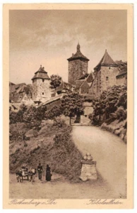 PC c1910: Puerta Kobolzell - Rothenburg, Alemania - Imagen 1 de 2