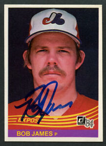 Bob James #87 signed autograph auto 1984 Donurss Baseball Trading Card