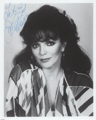 Joan Collins- Signed Vintage Photograph Cover