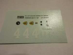 DECAL 1/43 FERRARI 555 F1 55 GP MONZA #4 MG MODEL - Foto 1 di 2