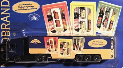 Nordbrand Geschenkpackungen Werbetruck Minitruck Sammeltruck MAN Sattelzug - Bild 1 von 2