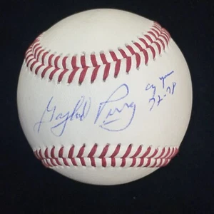 Gaylord Perry Signed Baseball JSA COA Giants Indians Padres HOF Inscribed - Picture 1 of 6