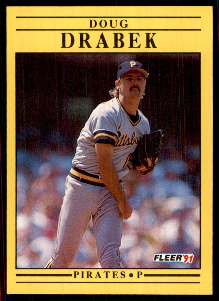 1991 Fleer Doug Drabek Pittsburgh Pirates #36 - Image 1 of 2