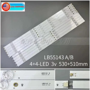 Full Set LED Backlight For Hisense 55R6E 55A6100UWR 55R6000E 55R6040E LB55143 - Picture 1 of 6