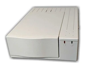 SCSI Gehäuse Case für 3.5" HDD Streamer ZIP 50PIN CENTRONICS ID Lüfter *NEU+OVP* - Afbeelding 1 van 7