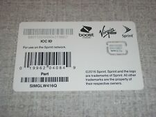 Sprint Nano SIM Card UICC Simglw416q Boost Virgin Mobile USPS