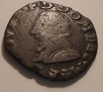 France - Double tournois Henri II de Bourbon Montpensier - 1594/1608 - TB - Photo 1/2