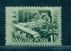 1952 Miner's Day,Mining Crusher machine,Bergarbeiter,Hungary,1264,MNH - Picture 1 of 1