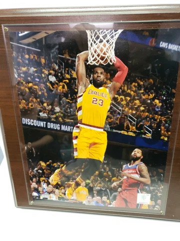 Lebron James 12x15 PLAQUE 8X1O PHOTO 1 CARD 1 Name Plate Cleveland Cavaliers Cover