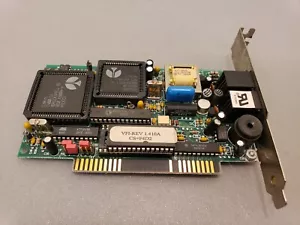 Vintage Zoom VFPV32BIS Internal 8-BIT ISA 14.4 Fax Modem Rockwell - Picture 1 of 3