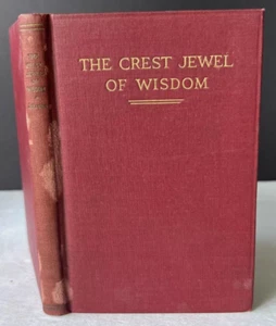 1925 CREST JEWEL OF WISDOM Shankara Acharya Theosophical Society India Buddhism - Picture 1 of 12